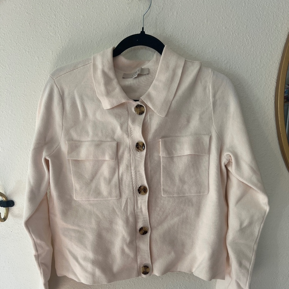 Loft Button up Sweater